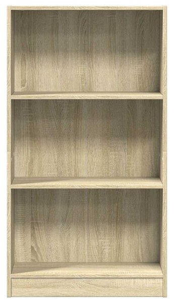 Sonoma tölgy színű szerelt fa könyvespolc 60 x 24 x 109 cm