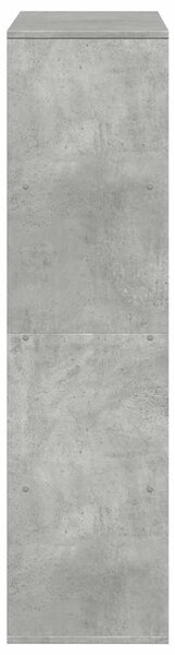 Betonszürke szerelt fa térelválasztó 100 x 33 x 125,5 cm