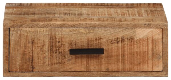 Tömör mangófa falra szerelhető éjjeliszekrény 40x30x13,5 cm