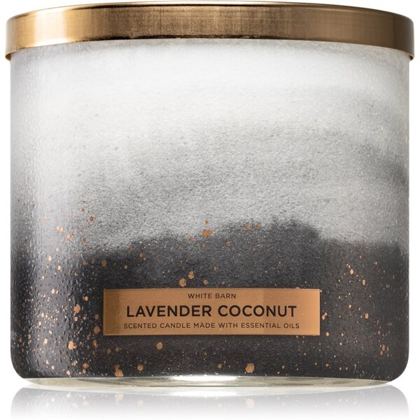 Bath & Body Works Lavender Coconut illatos gyertya 411 g