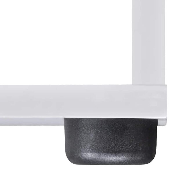 Fehér lépcső könyvespolc/vitrines polc 107 cm