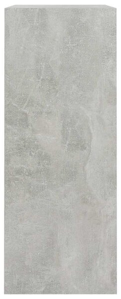 2 szintes betonszürke forgácslap könyvszekrény 80x30x76,5 cm