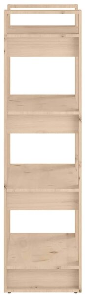 Tömör fa könyvszekrény/térelválasztó 60 x 35 x 125 cm
