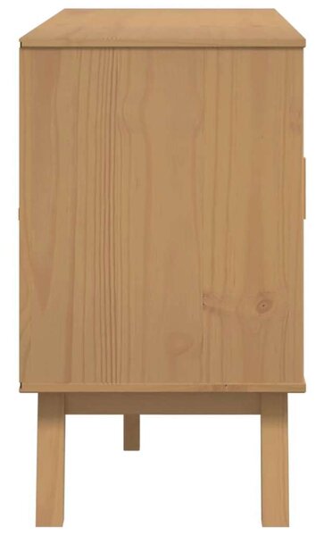 VidaXL OLDEN Fenyőfa Tálalószekrény - 114x43x73,5 cm