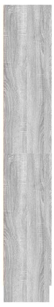 Szürke sonoma színű fa fürdőszobaszekrény 82,5x30,5x185,5 cm