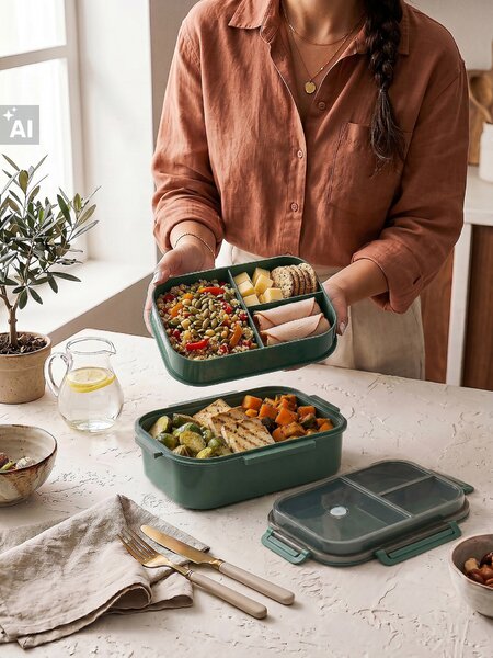 Sinsay - Rekeszes lunch box - zöldeskék