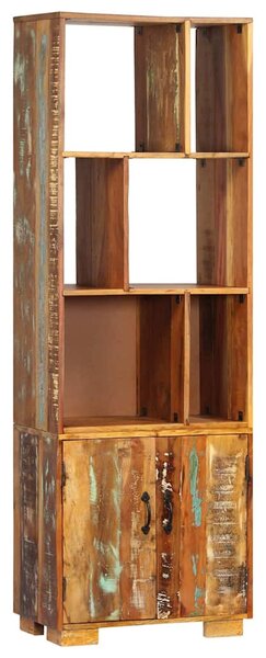Tömör újrahasznosított fa könyvespolc 60 x 35 x 180 cm