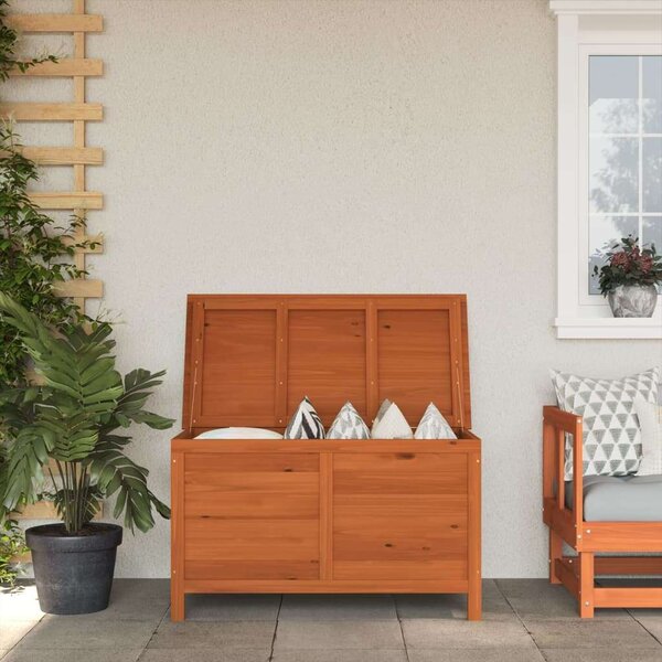 VidaXL tömör fenyőfa kerti tárolóláda 99x49,5x58,5 cm