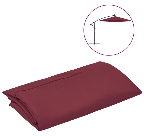 Bordóvörös konzolos napernyőponyva 350 cm