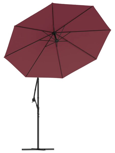 Bordóvörös konzolos napernyőponyva 350 cm