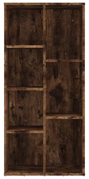 Füstös tölgy színű könyvszekrény 50 x 25 x 106 cm