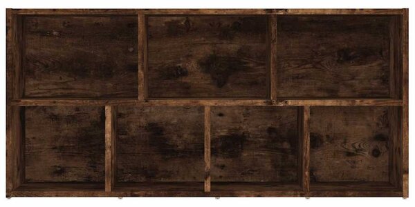 Füstös tölgy színű könyvszekrény 50 x 25 x 106 cm