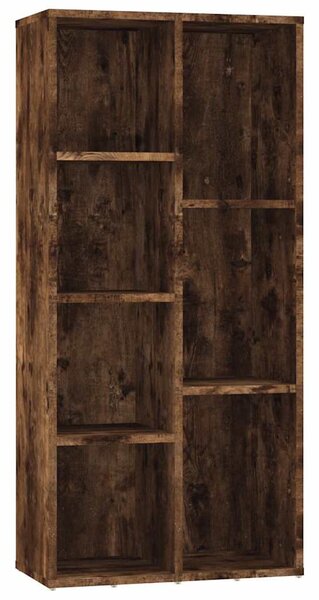 Füstös tölgy színű könyvszekrény 50 x 25 x 106 cm