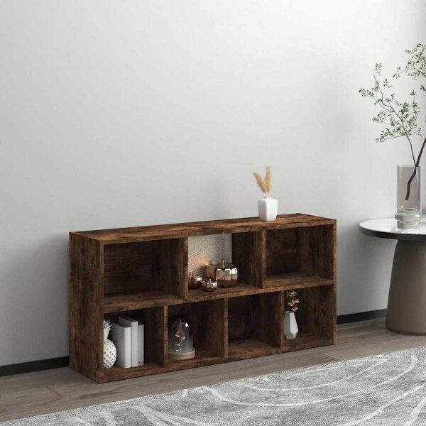 Füstös tölgy színű könyvszekrény 50 x 25 x 106 cm