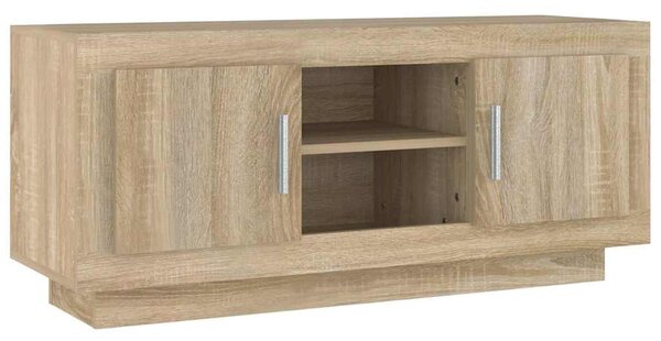 Sonoma tölgyszínű szerelt fa TV-szekrény 102x35x45 cm