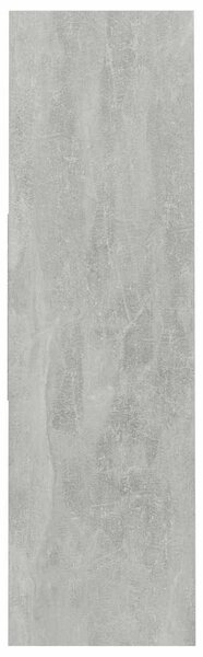 Betonszürke szerelt fa könyvszekrény 97,5 x 29,5 x 100 cm