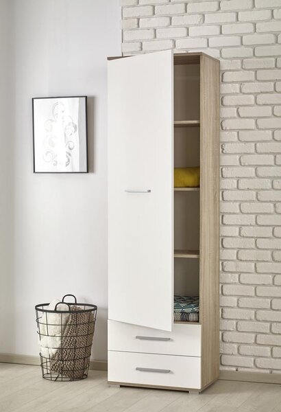 Polcosszekrény Halmar -Vida REG-1 (sonoma tölgy + fehér)