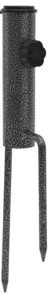 2 db horganyzott acél tüskés napernyő állvány 9 x 35 cm