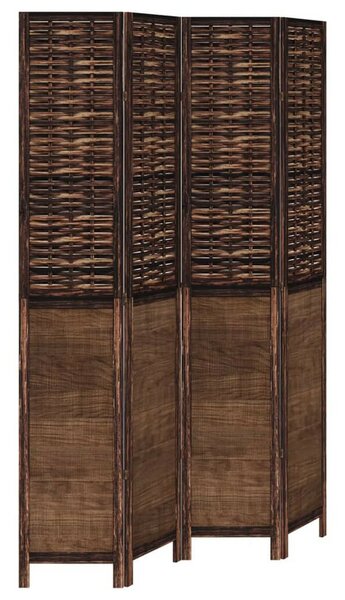 VidaXL 4 Paneles Térelválasztó - 140x220 cm - Sötétbarna