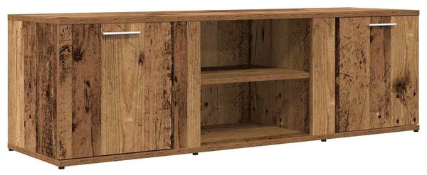 TV szekrény Régi fa 120x34x37 cm Gépelt fa