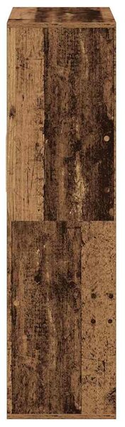 Könyvszekrény antik fa 66x31x112 cm szerelt fa