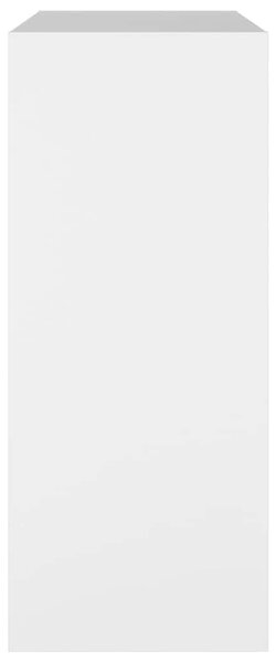 Fehér térelválasztó könyvszekrény 80 x 30 x 72 cm