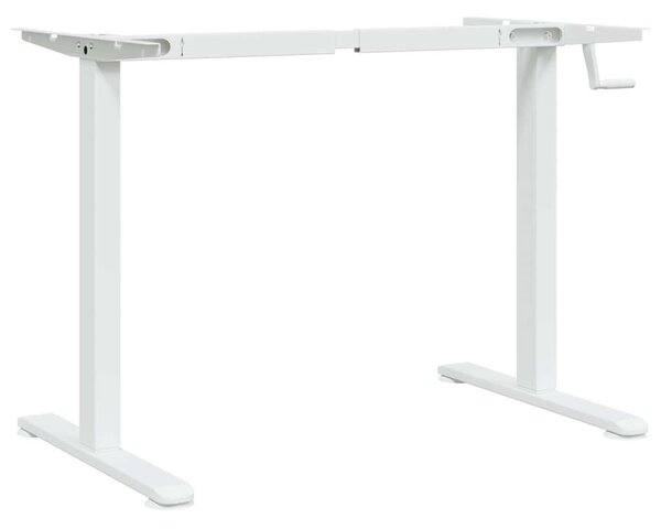 VidaXL fehér acél álló asztalváz (94-135) x 60 x (70-114) cm