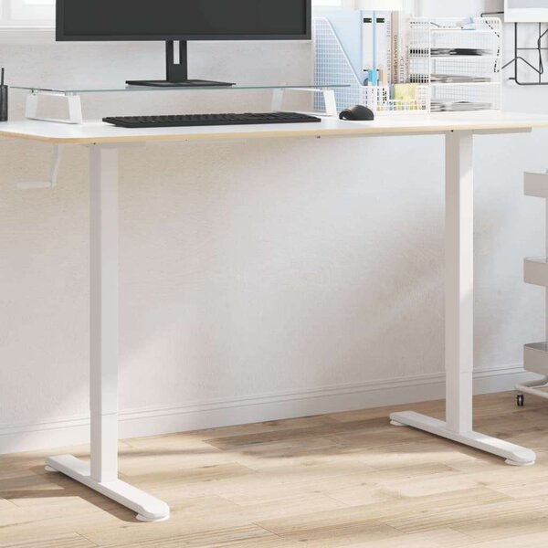 VidaXL fehér acél álló asztalváz (94-135) x 60 x (70-114) cm