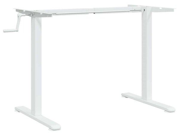 VidaXL fehér acél álló asztalváz (94-135) x 60 x (70-114) cm
