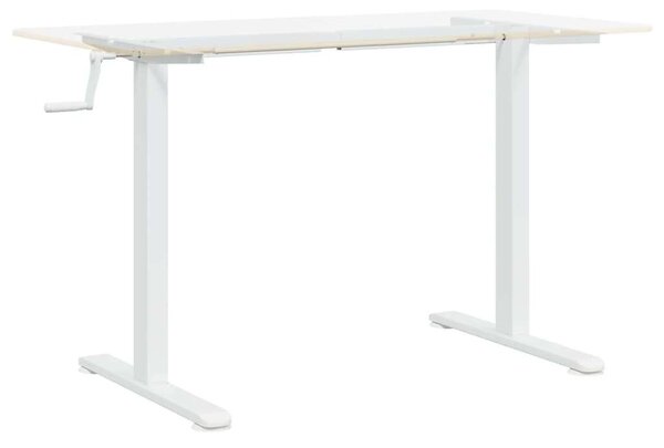 VidaXL fehér acél álló asztalváz (94-135) x 60 x (70-114) cm