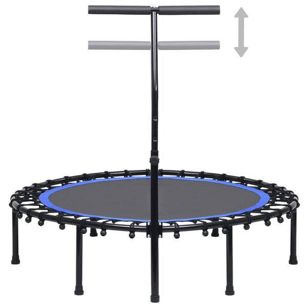 Fitnesz trambulin kapaszkodóval 122 cm