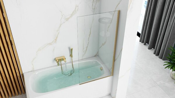 Rea Elegant Fix Fürdőkádparaván - 80 cm