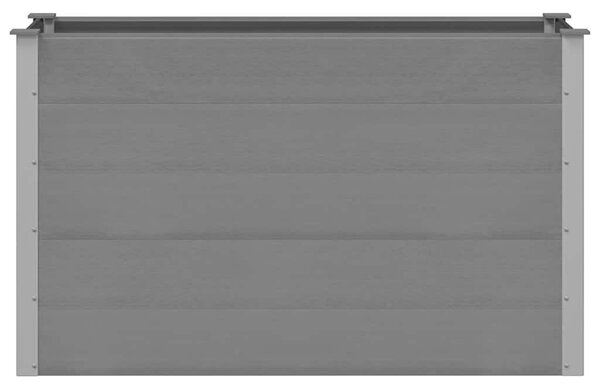 Szürke WPC kerti magaságyás 150 x 50 x 91 cm