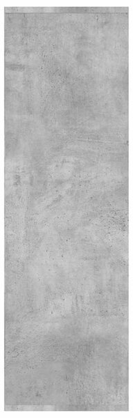 Betonszürke szerelt fa könyvszekrény 98 x 29 x 97,5 cm