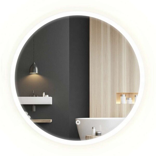 LED Kerek Fali Tükör - 90 cm