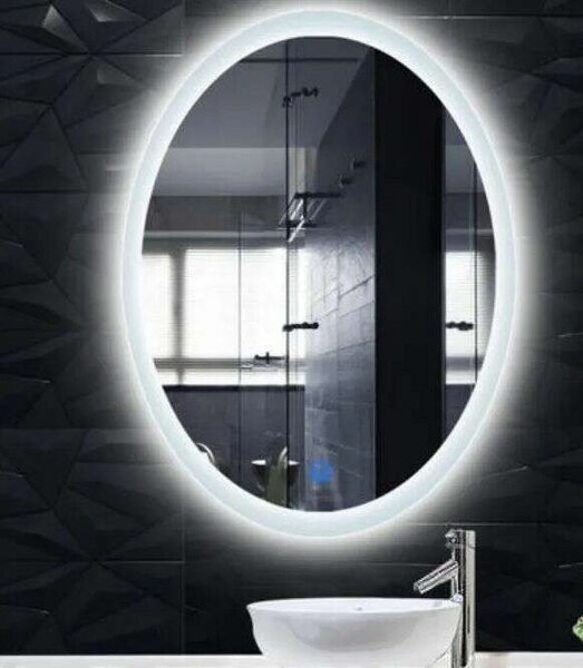 LED Kerek Fali Tükör - 90 cm