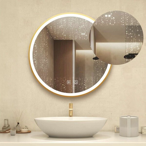 LED Tükör 70cm MMJ Gold
