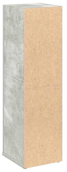 Betonszürke fürdőszobaszekrény tekercstartóval 20,5x22x72 cm