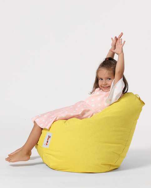 Kerti babzsák Premium Kids-Yellow Sárga