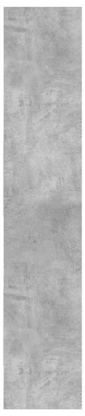 Betonszürke szerelt fa könyvszekrény 40 x 35 x 180 cm