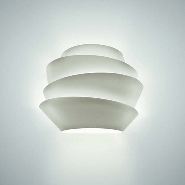 Foscarini Le Soleil fali világítás R7s, fehér, dimmelhető, Fehér / opál, Nappali / Étkező, Műanyag, Dizájn