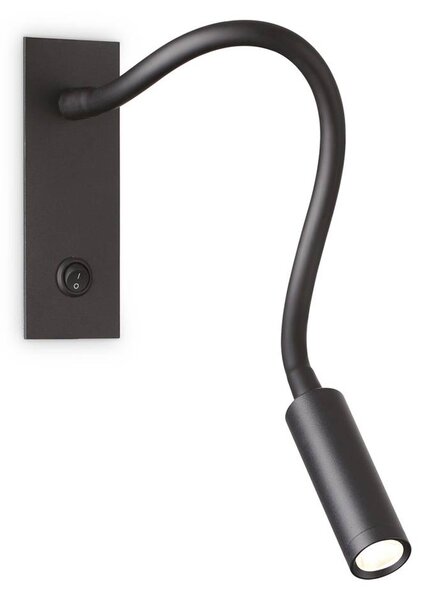 Ideallux Ideal Lux Io LED süllyesztett lámpa, fekete, Nappali / Étkező, fém, Modern