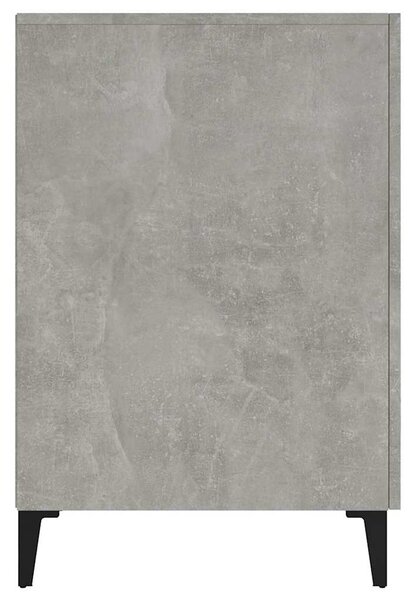 Betonszürke szerelt fa íróasztal 140 x 50 x 75 cm