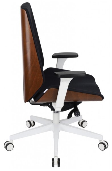 GRO-Moon Wood W White vezetői forgószék