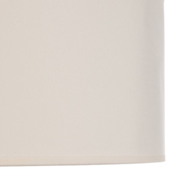 Euluna görgős takaró, szövetárnyékoló, ekrü, Ø 50 cm, dimmelhető, Krém / borostyánsárga, Nappali / Étkező, Textil / szövet / selyem, Modern