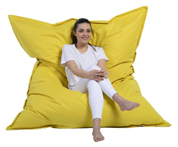 Kerti babzsák Giant Cushion 140x180-Yellow Sárga