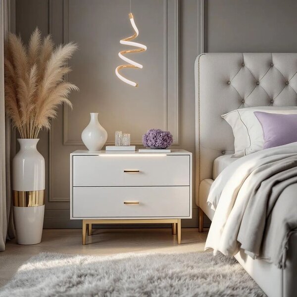 Függesztett mennyezeti LED lámpa LHJ096-1CP light rose gold