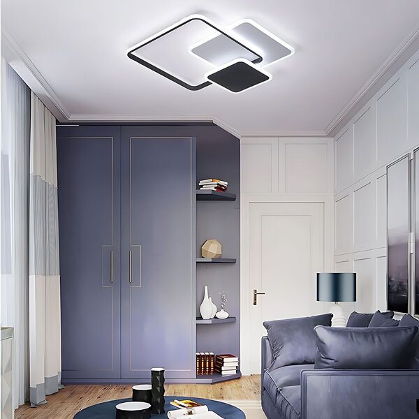 Mennyezeti lámpa LHJ079-C BLACK/WHITE LED