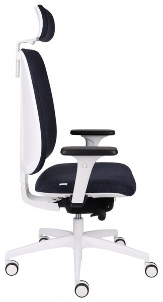 GRO-Valio WT HD White főnöki forgószék fejtámlával
