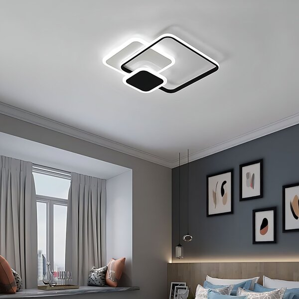 Mennyezeti lámpa LHJ079-C BLACK/WHITE LED
